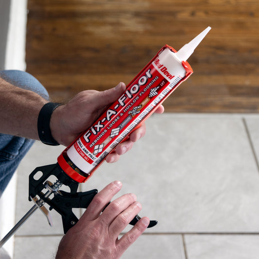 Fix-A-Floor® Injection Repair Adhesive with 9” Revolving Barrel Caulk Gun