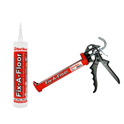 Fix-A-Floor® Injection Repair Adhesive with 9” Revolving Barrel Caulk Gun