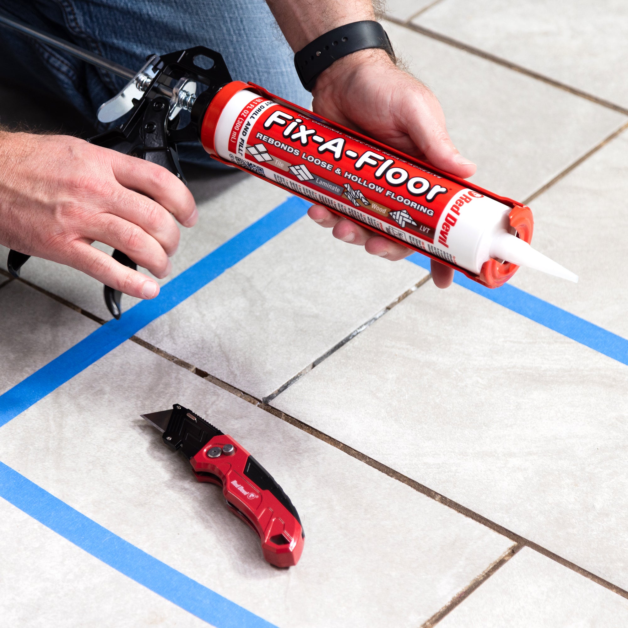 Floor Injection Work Fix-A-Floor® Injection Repair Adhesive – Step-By- Step Application Gui