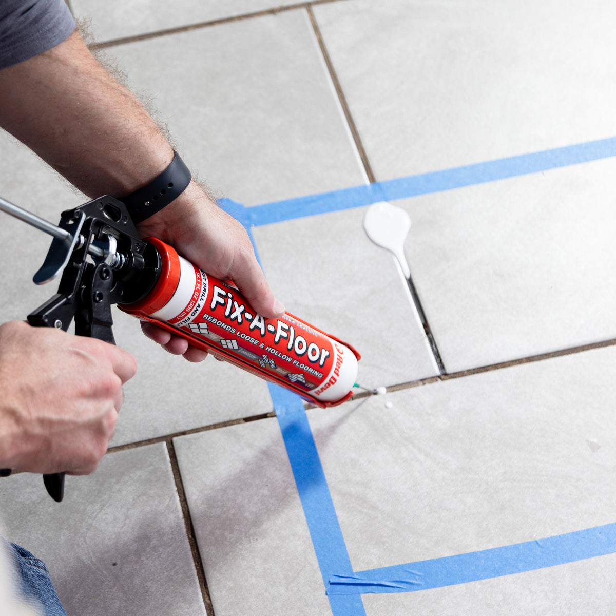 Floor Injection Work Fix-A-Floor® Micro Injection Nozzle Step-By-Step Application Guide